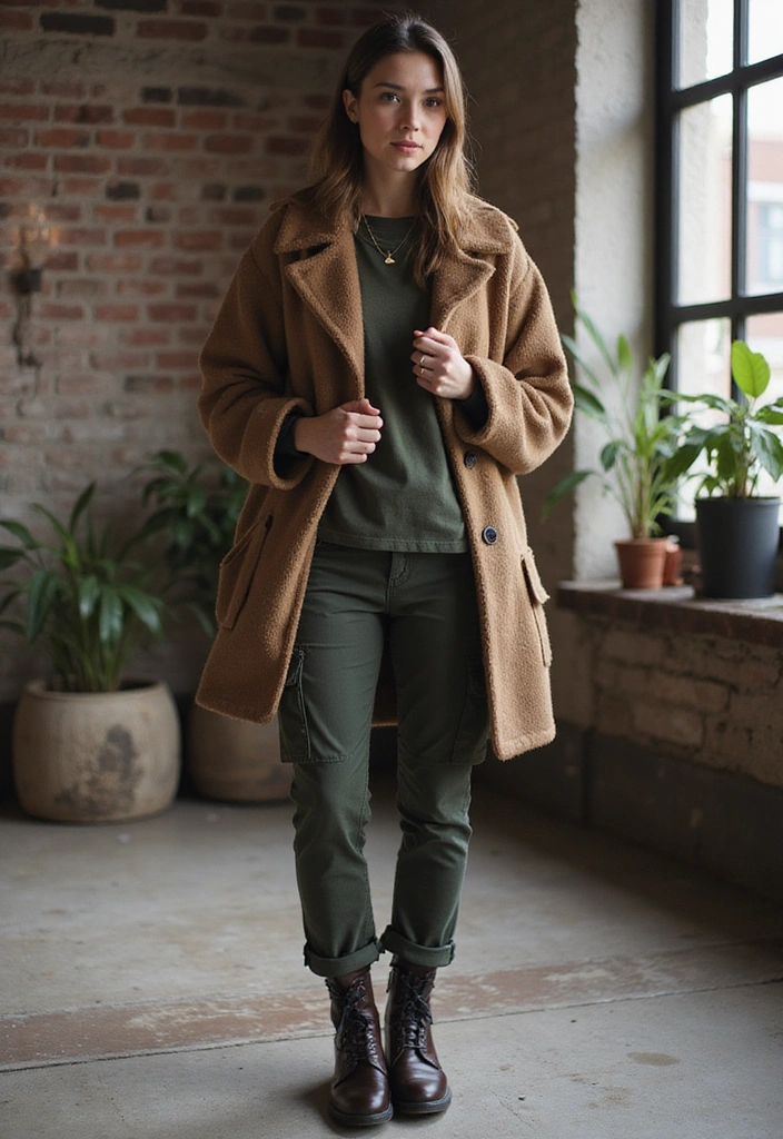 22 Sporty Cargo Pants That Combine Comfort and Style Perfectly! - 17. Cargo Pants and Layering