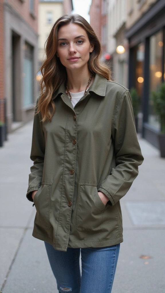 30 Casual Night Out Outfits That Will Make You the Star of the Night! - 26. Casual Anorak and Denim