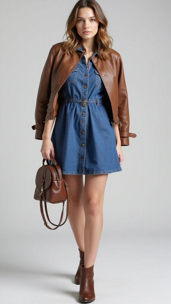 29 Classy Women Dresses That'll Make You the Center of Attention! - 22. Versatile Denim Dress