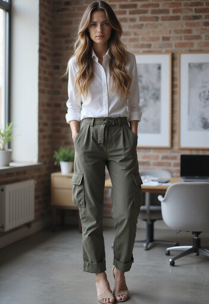 22 Sporty Cargo Pants That Combine Comfort and Style Perfectly! - 16. Tailored Cargo Pants