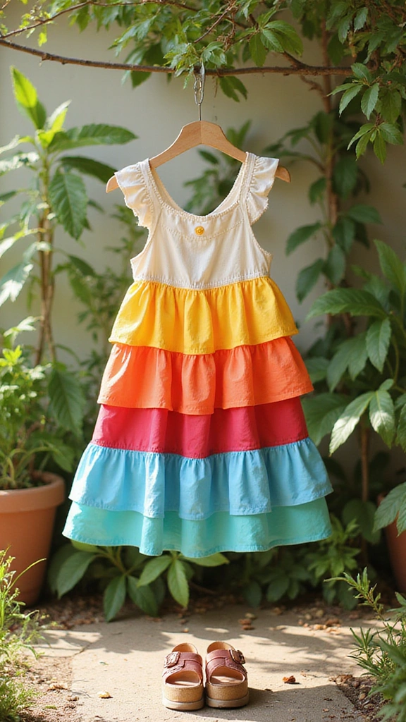 29 Classy Women Dresses That'll Make You the Center of Attention! - 8. Playful Tiered Dress
