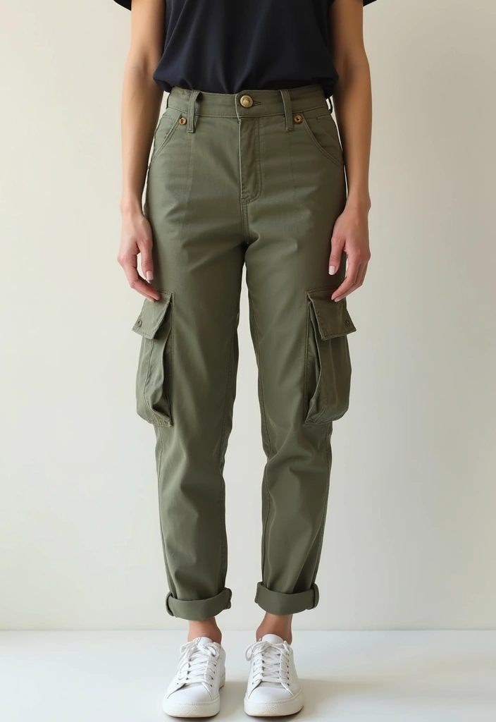 22 Sporty Cargo Pants That Combine Comfort and Style Perfectly! - 4. Relaxed Fit Cargo Pants