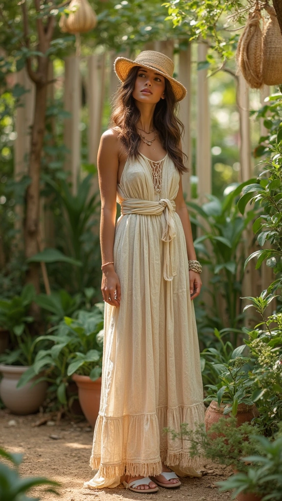 30 Bohemian Long Dresses You'll Want to Wear to Every Festival (Don't Miss #15!) - 20. Eco-Friendly Fabrics