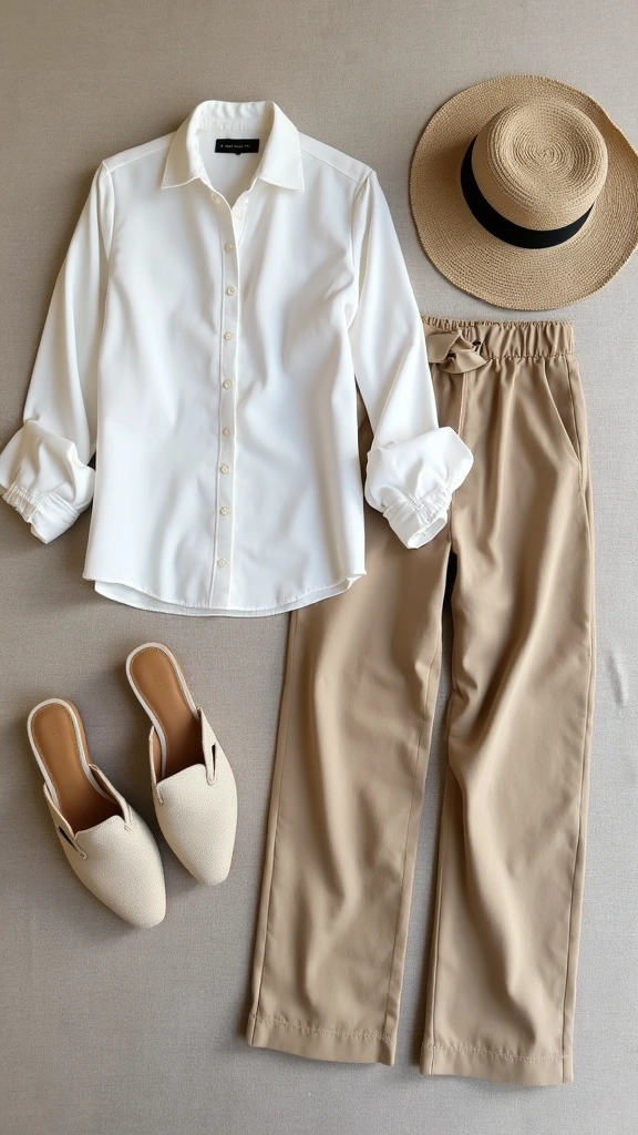 Stop Wearing Linen Pants Wrong: Essential Tips for Looking Chic Every Time - 2. Embrace Neutral Tones