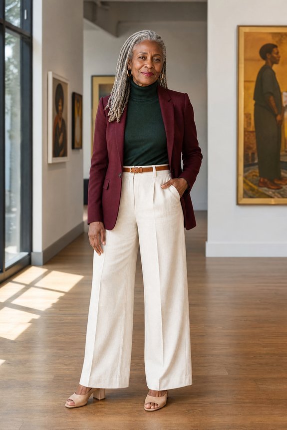 accessories and tailored layers