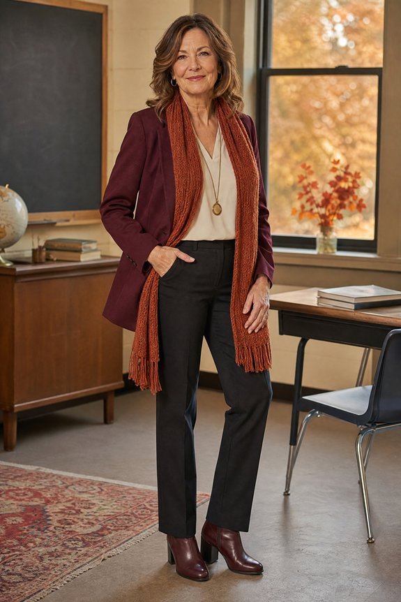 accessories elevate fall teacher outfits