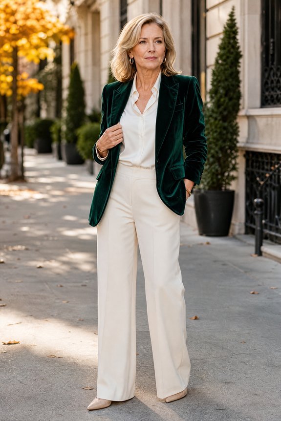 balance velvet with matte textures