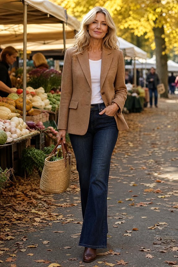blazer with bootcut jeans