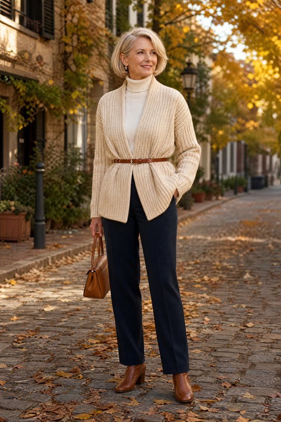 cinch cardigan for tailored definition