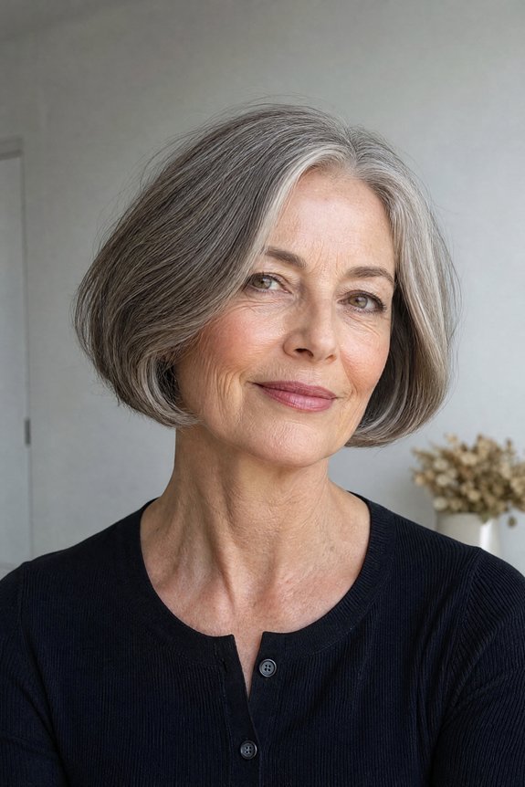 effortless jaw framing french bob