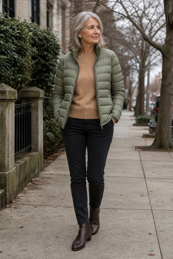 fitted cashmere under cream jacket