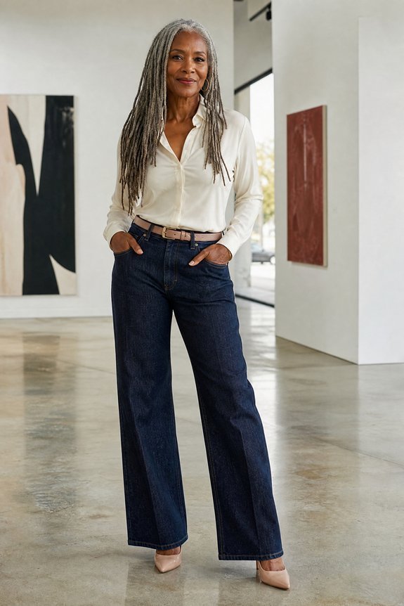 flattering sustainable premium denim brands