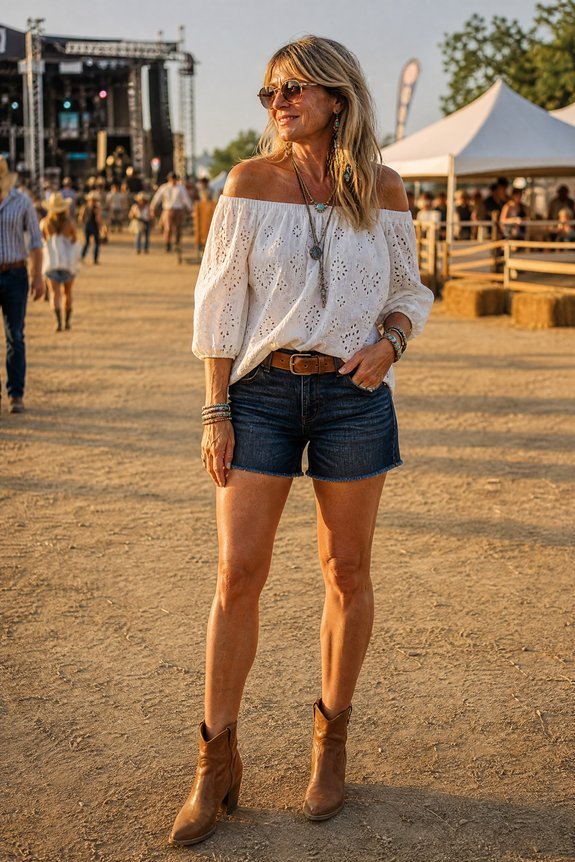 high rise tailored mid thigh shorts