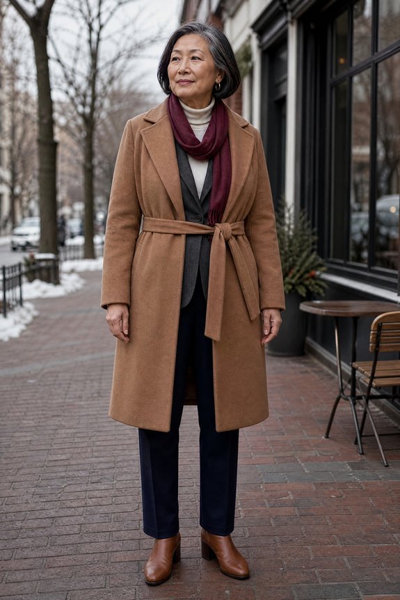 intentional layered elegant winterwear
