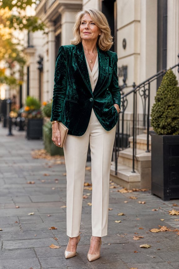 jewel and neutral velvet tones