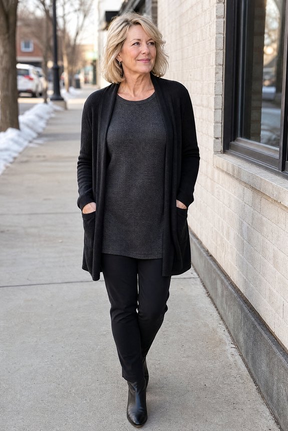 layered fitted thermals tunics
