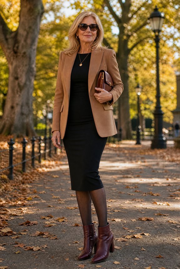layered lbd with velvet accents