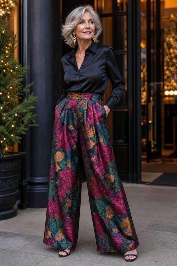 let patterned pants be focal