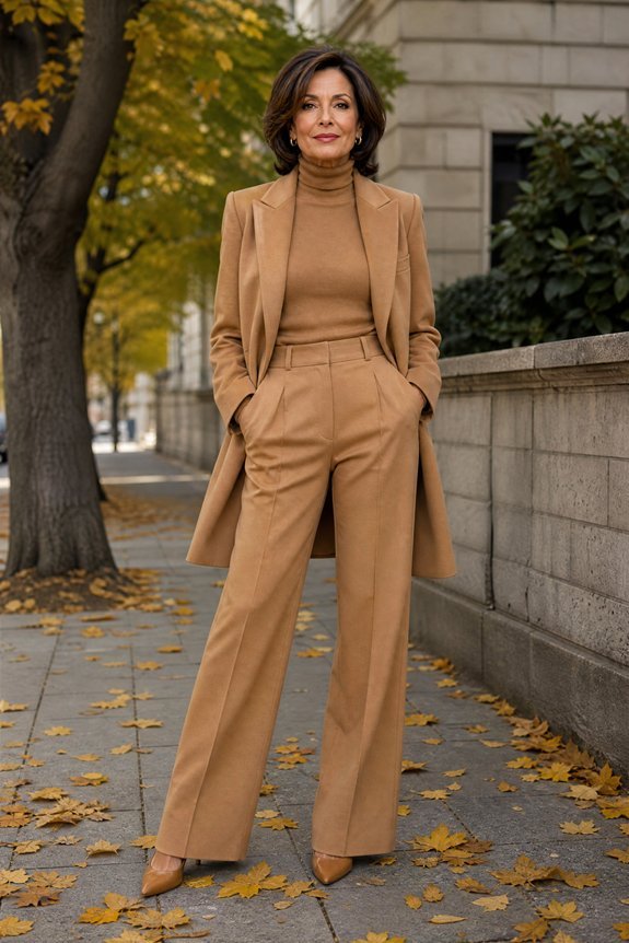 monochromatic tonal elongation styling