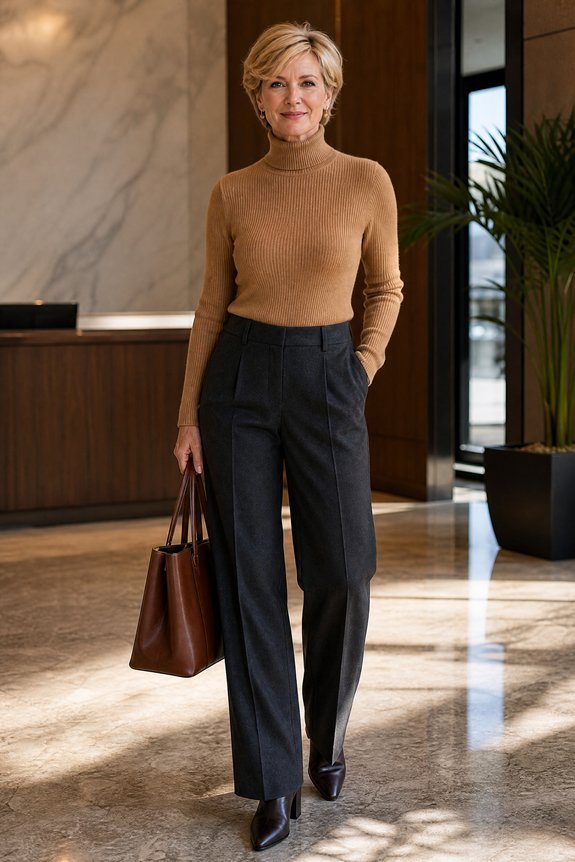 office ready cozy turtleneck options