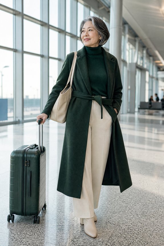 polished wrinkle resistant travel ensemble