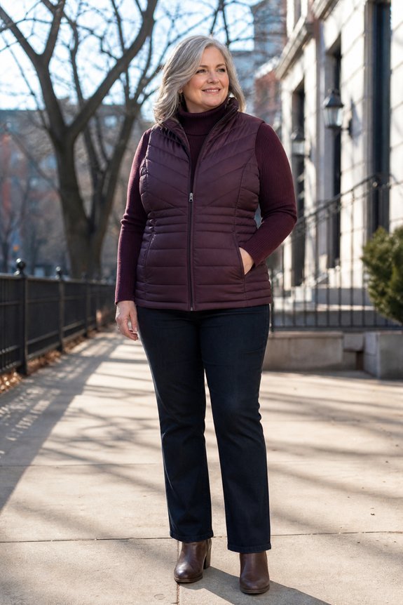puffer vest effortless layered styling