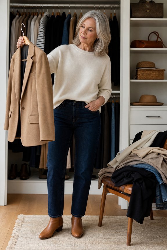 purge assess keep versatile pieces