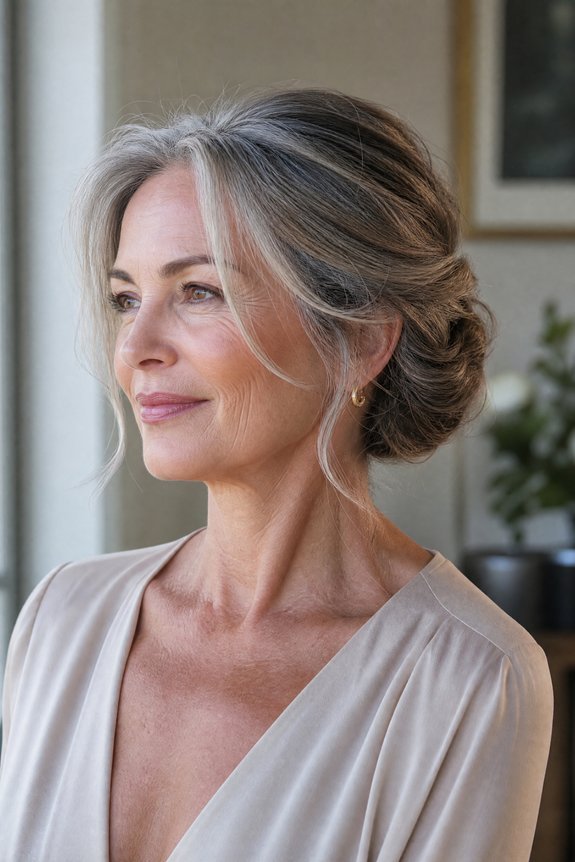 quick effortless shoulder length updos