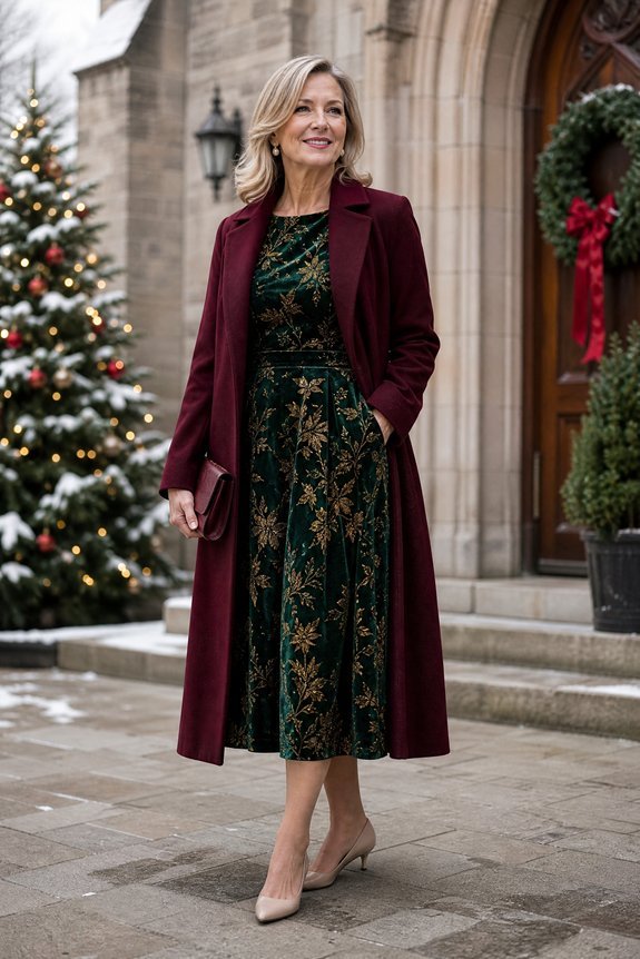 rich jewel toned holiday attire