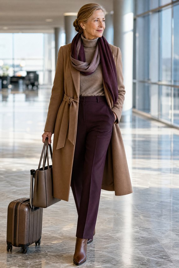 rich neutral winter travelwear