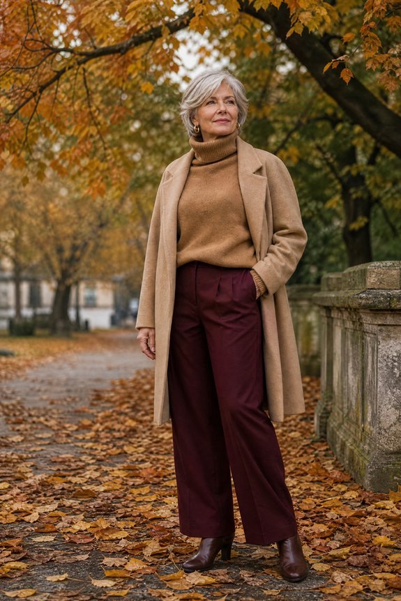 seasonal cozy minimalist layered dressing