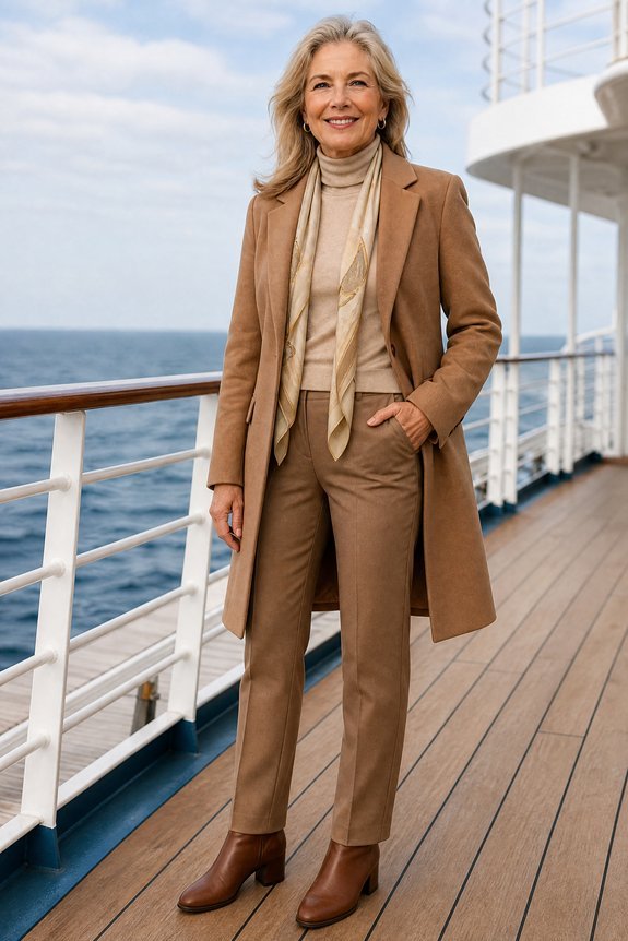 slim layers elongated silhouette