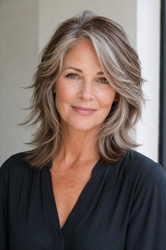 soft blended grow out effect