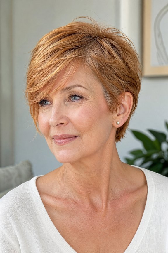 soft side swept pixie
