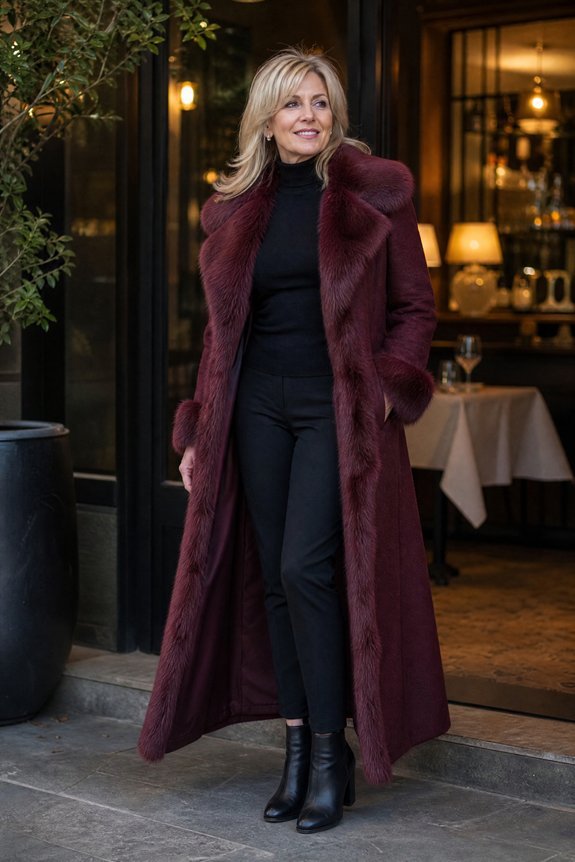 statement coat anchors simple separates