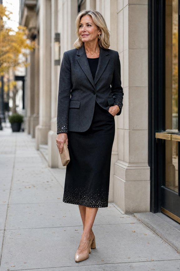 strategic sequins single statement piece