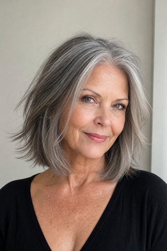 textured lob adds volume