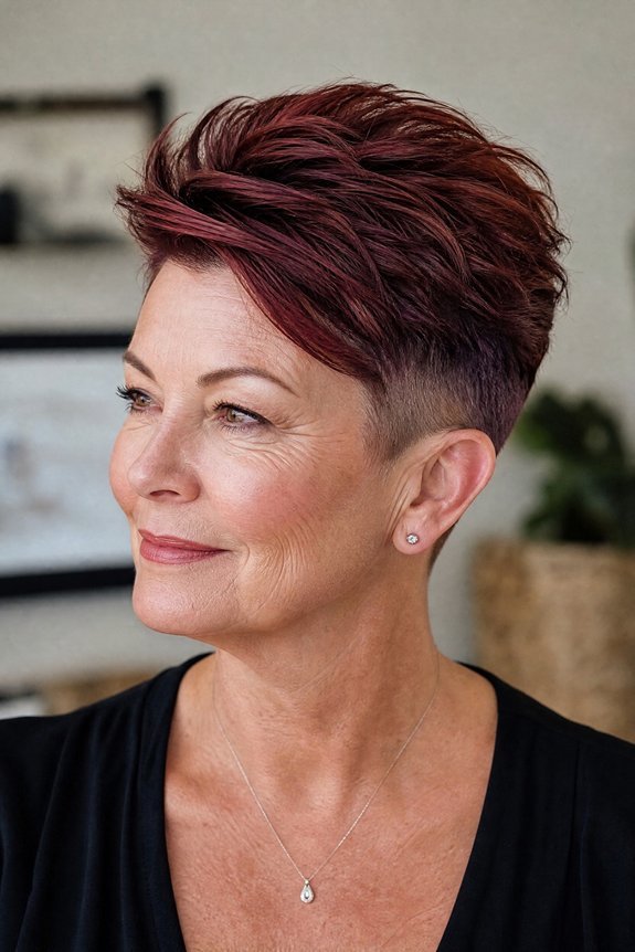 undercut pixie adds volume