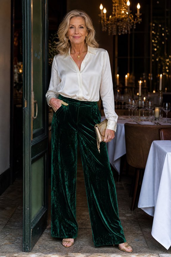 velvet comfort with contrast