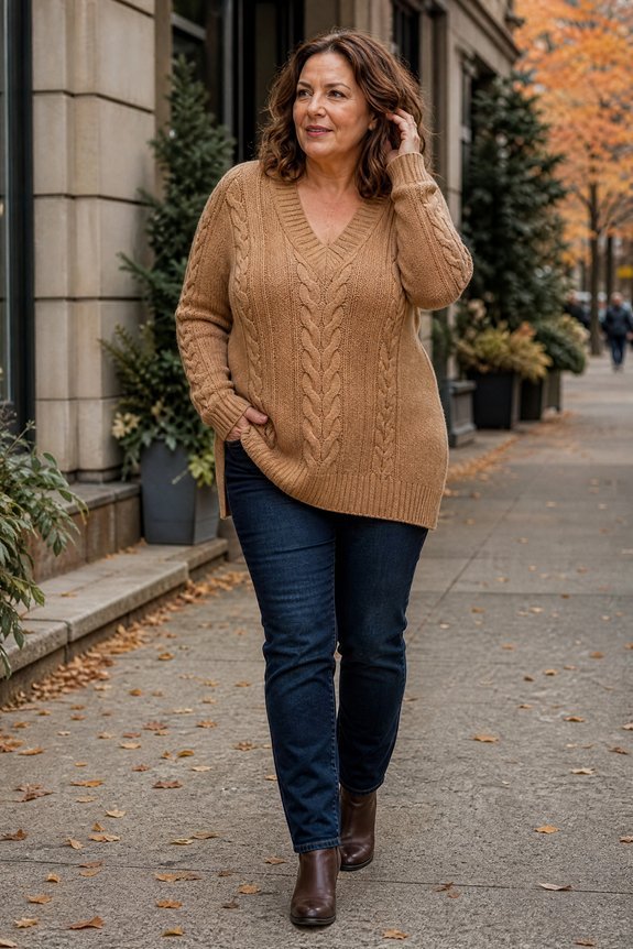 vertical ribbed empire waistlayering