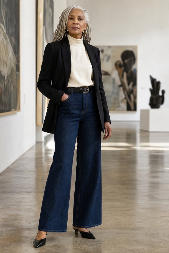 wide leg jeans outfit ideas
