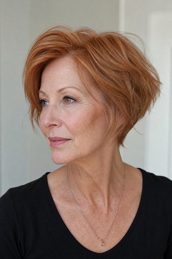 wispy tapered feathered pixie bob