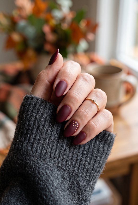 chic understated halloween nail ideas