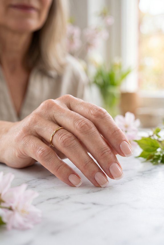 milky nude effortless french
