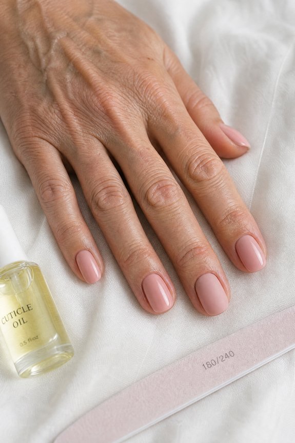protect brittle nails with care