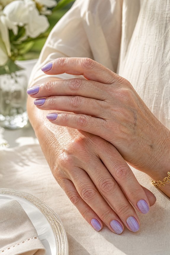 soft muted lavender elegance