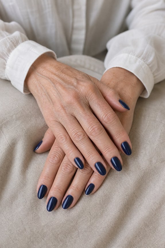 velvety refined navy confidence